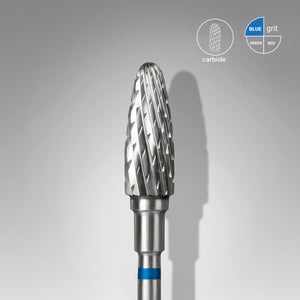 Bits: Carbide nail drill bit, “corn”, blue, head diameter 5 mm/ working part 13 mm