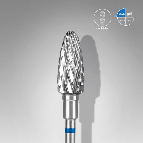 Carbide nail drill bit, “corn”, blue, head diameter 6 mm/ working part 14 mm FT90B060/14
